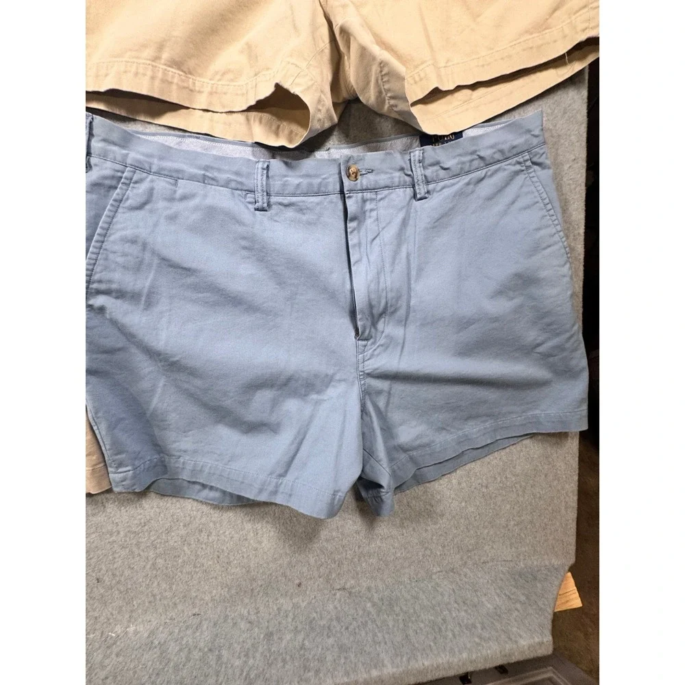 Polo Ralph Lauren Mens Chino Shorts Bundle 4 Pairs Red Blue Tan Khaki Size 40